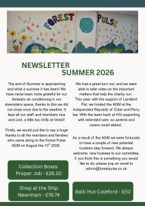Cover of Summer Newsletter 2026