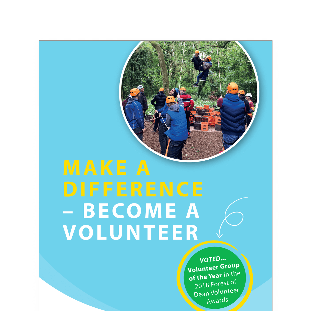 Forest Pulse volunteering flyer